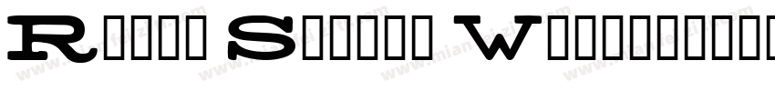 Retro Stereo Wide字体转换